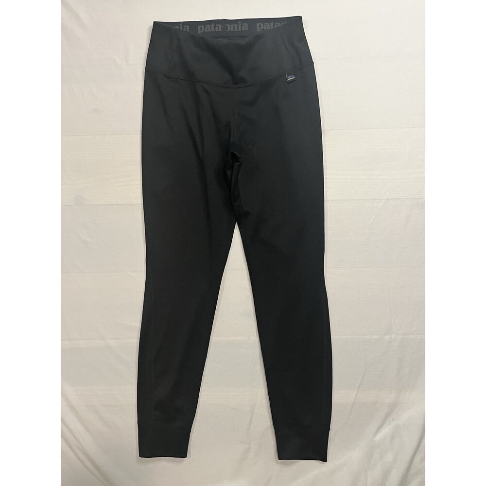 Patagonia Capilene Midweight Baselayer Pants Womens XS Black Polartec Leggings